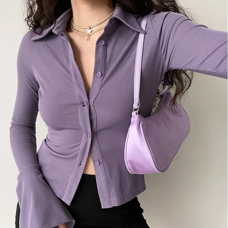 Polo Long Sleeve Blouse