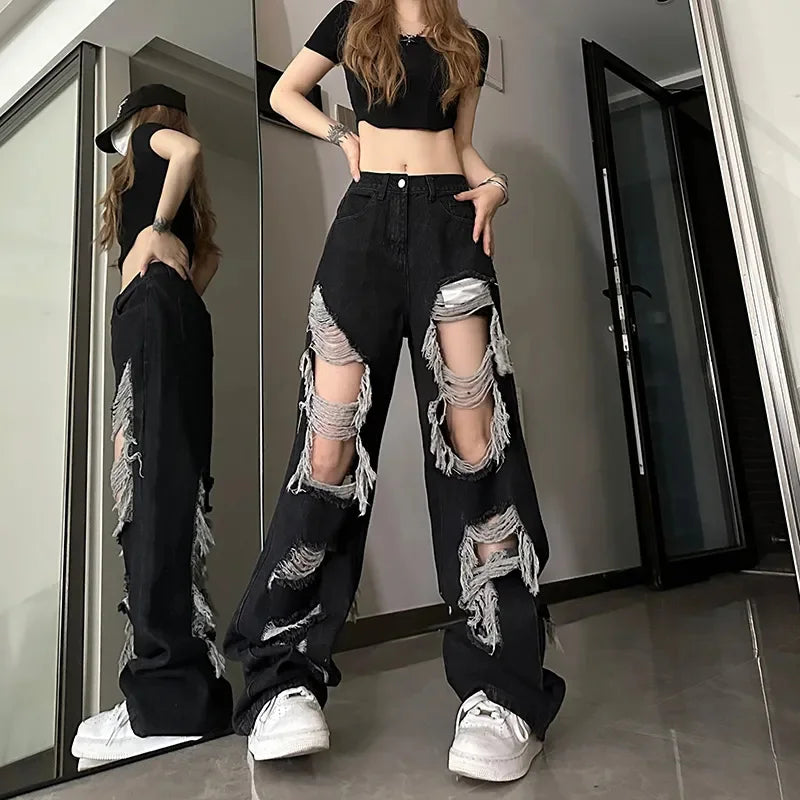 Black Ripped Jeans