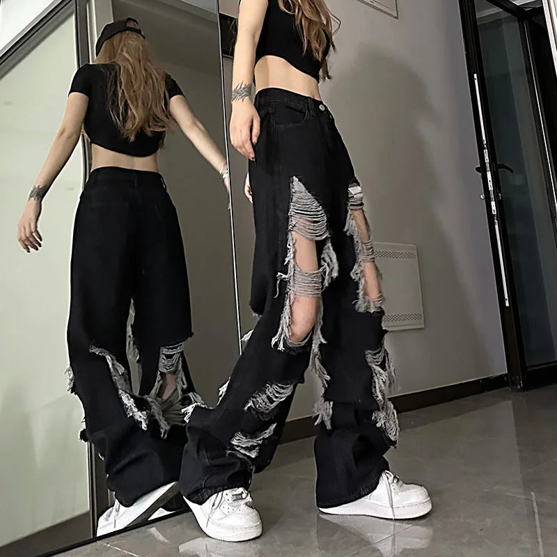 Black Ripped Jeans