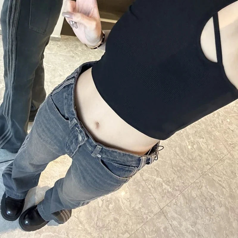 Side Stripped Jeans