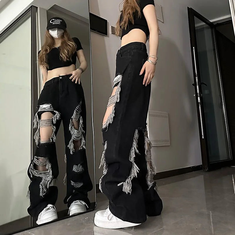 Black Ripped Jeans