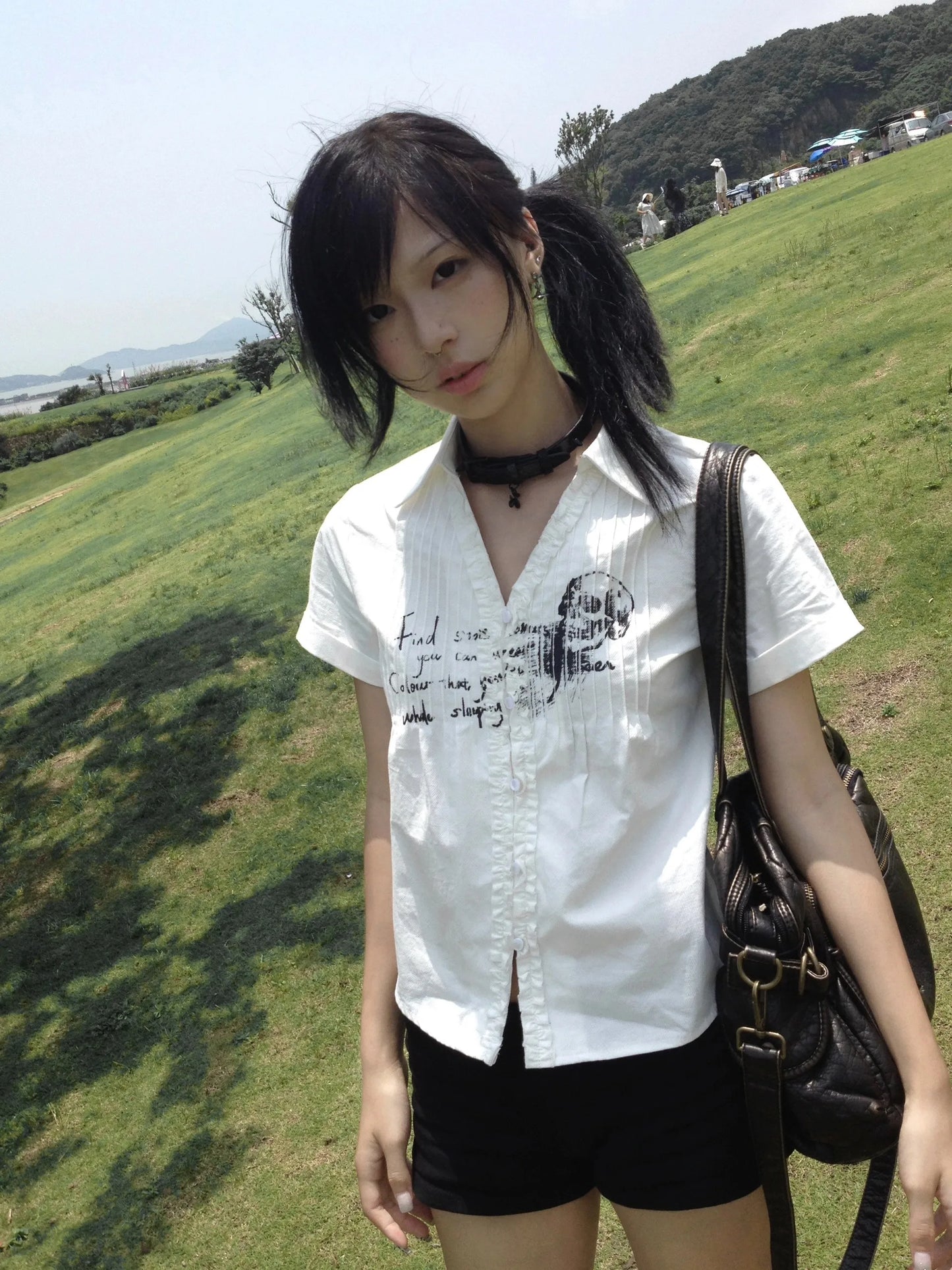 Aesthetic Skull Print T-Shirt