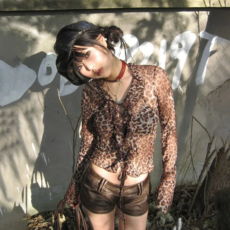 Leopard Print Vintage T-Shirt