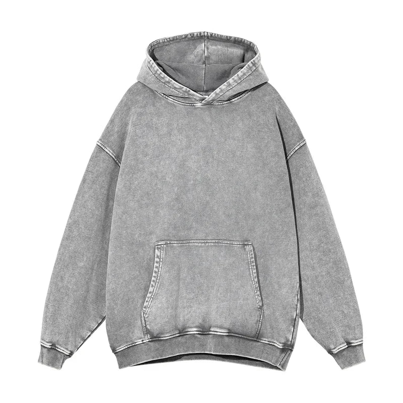 Washed Hoodie Grey