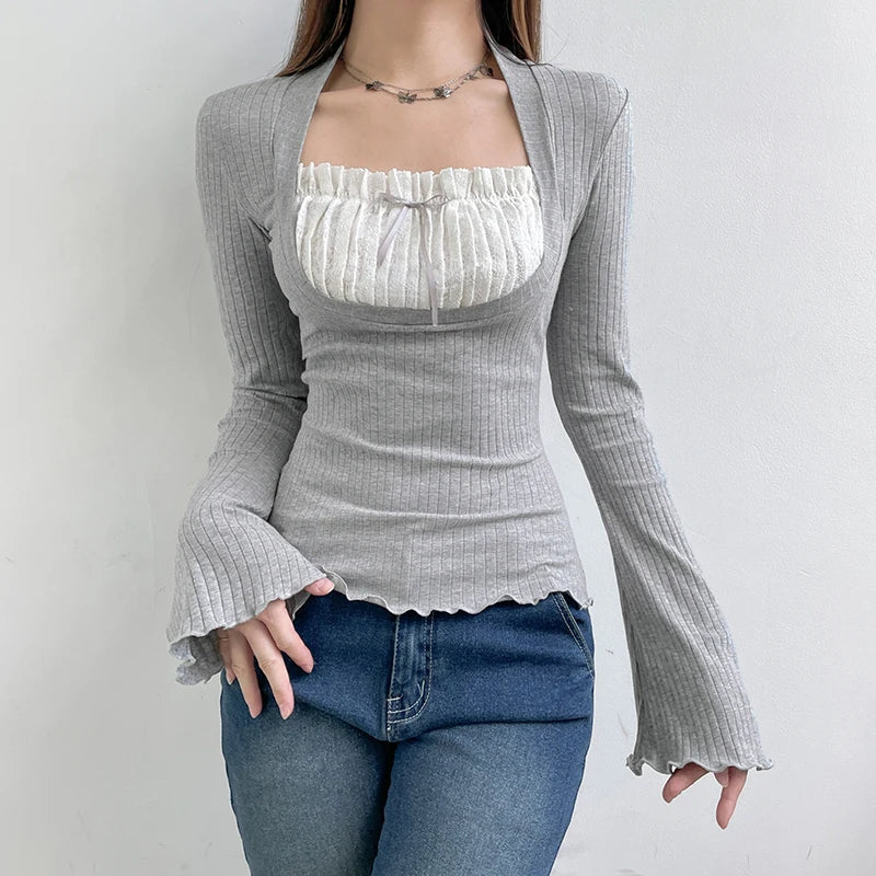 Bow Stitched T-Shirt