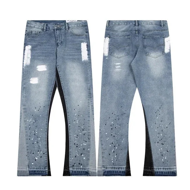 Splashed Ink Jeans