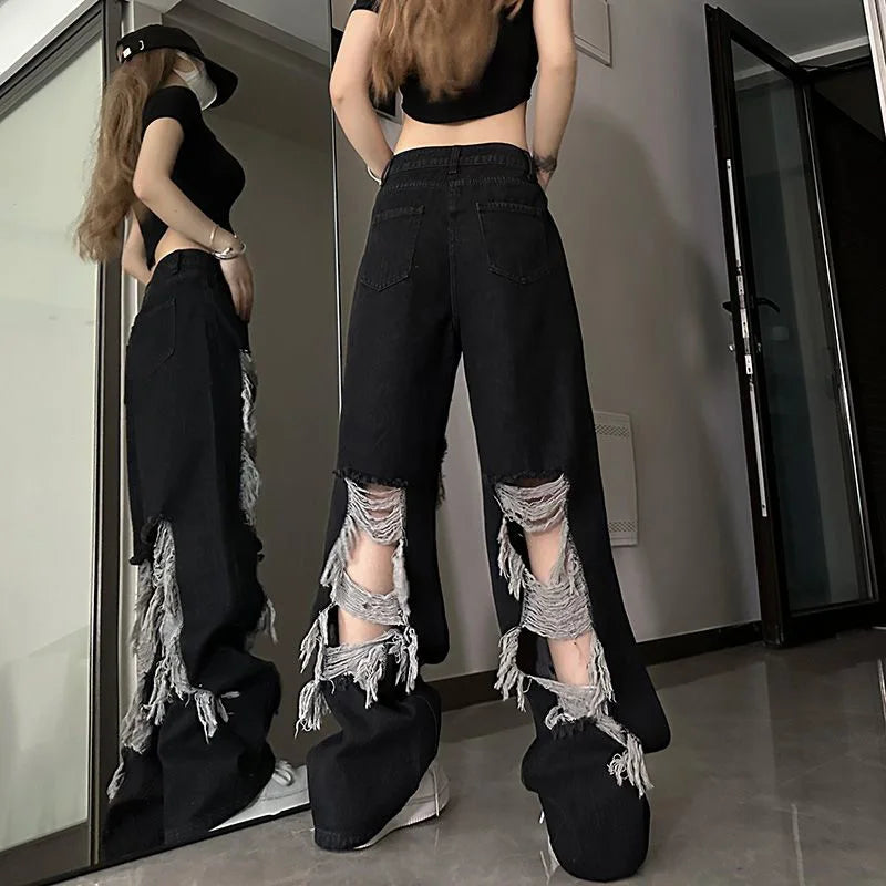 Black Ripped Jeans