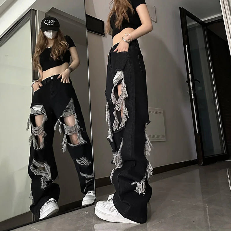 Black Ripped Jeans