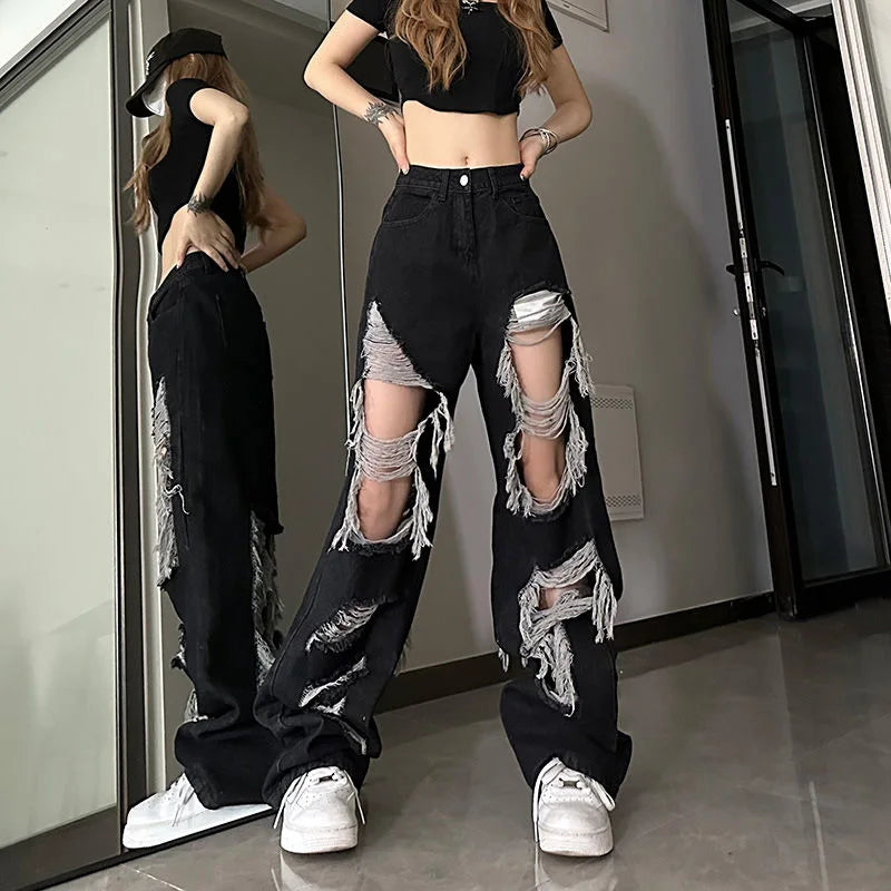 Black Ripped Jeans