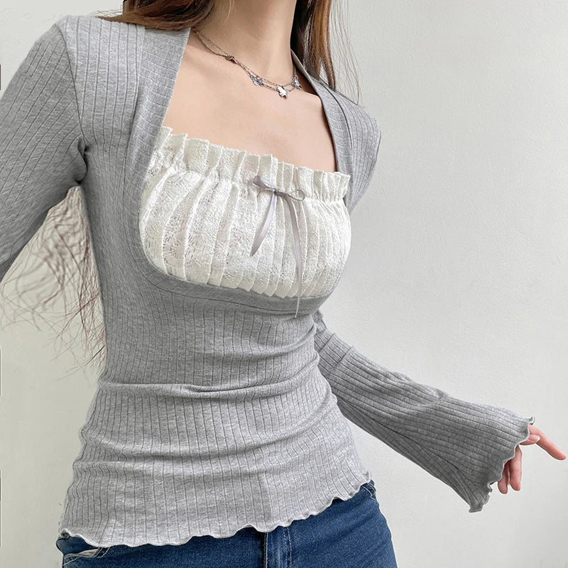 Bow Stitched T-Shirt