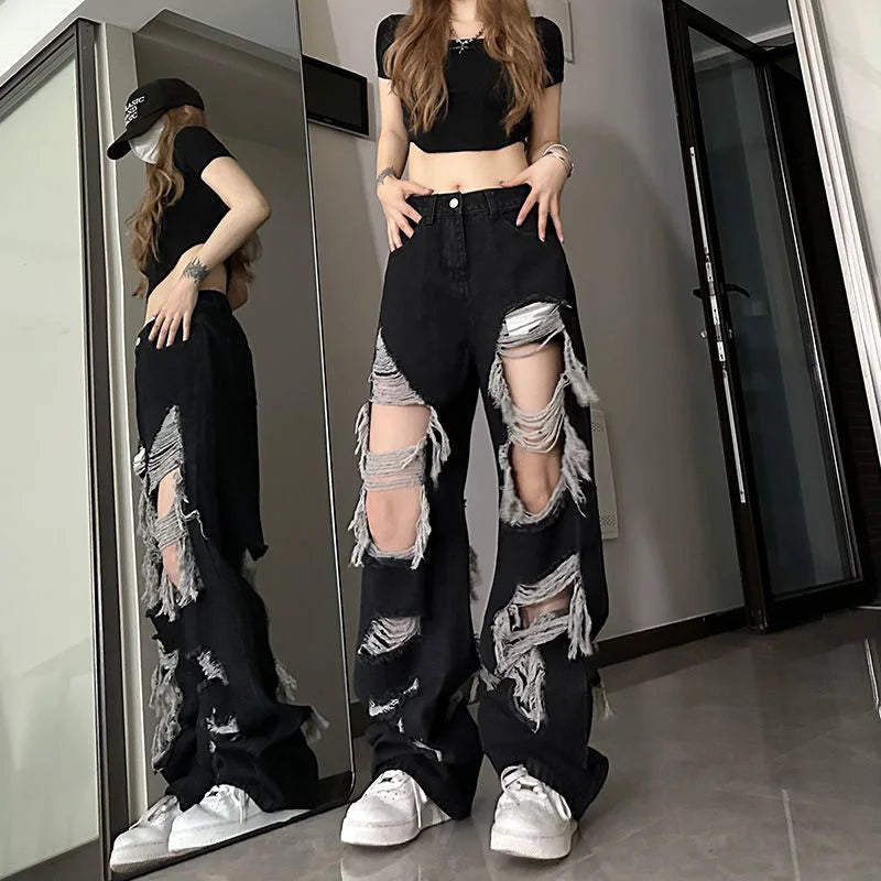 Black Ripped Jeans