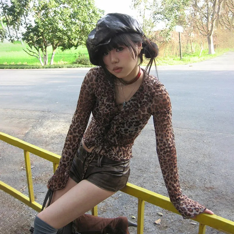 Leopard Print Vintage T-Shirt