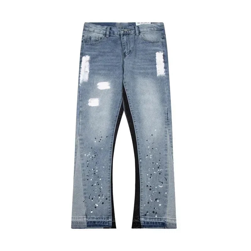 Splashed Ink Jeans