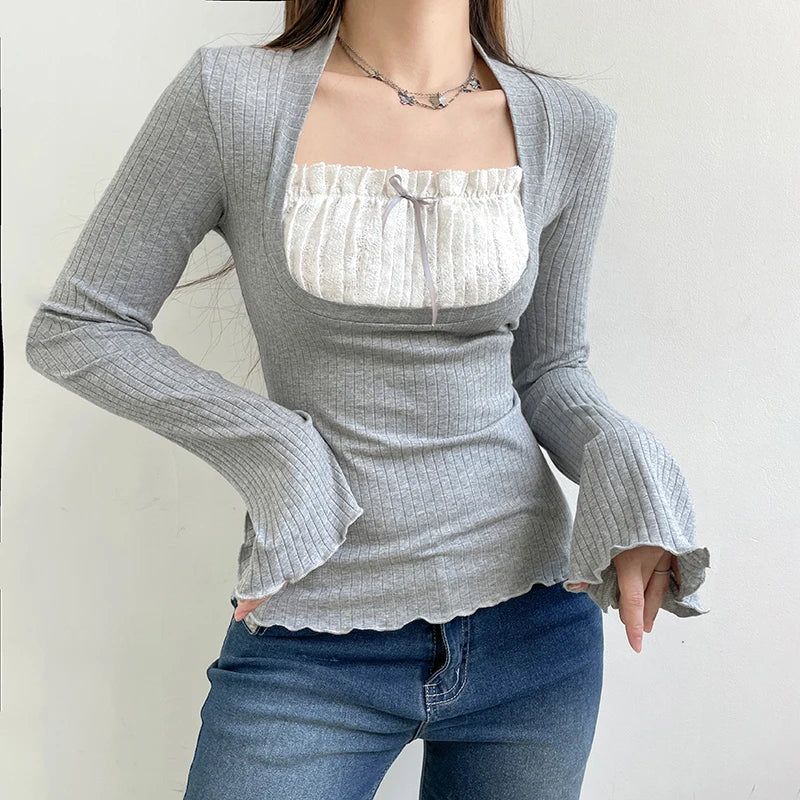 Bow Stitched T-Shirt