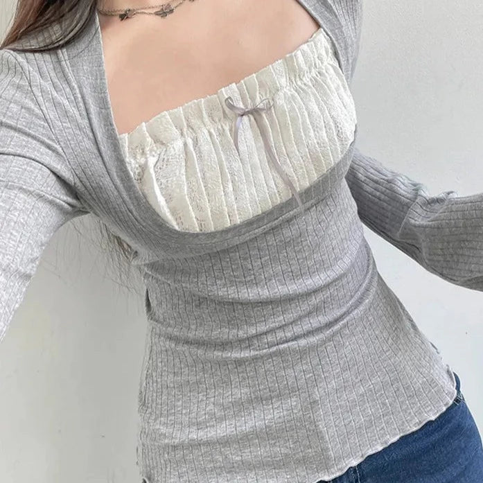 Bow Stitched T-Shirt