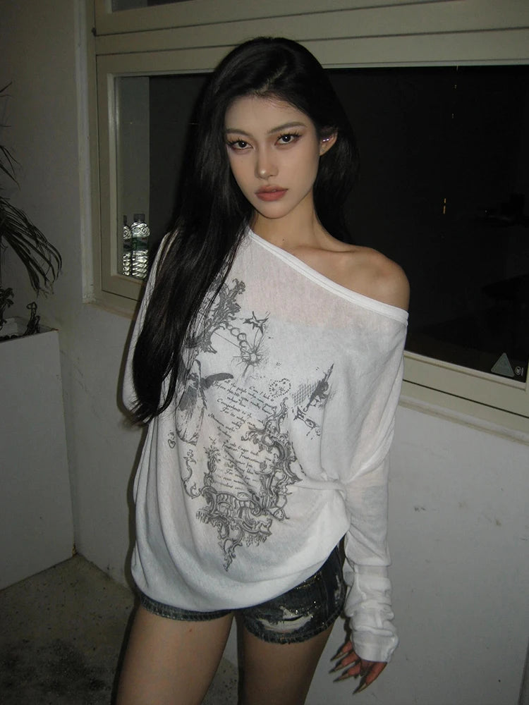 Transparent Long Sleeve T-Shirt