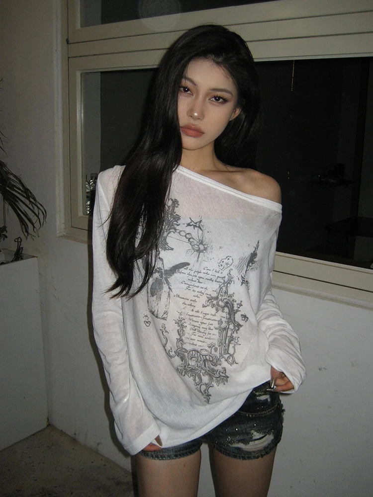 Transparent Long Sleeve T-Shirt