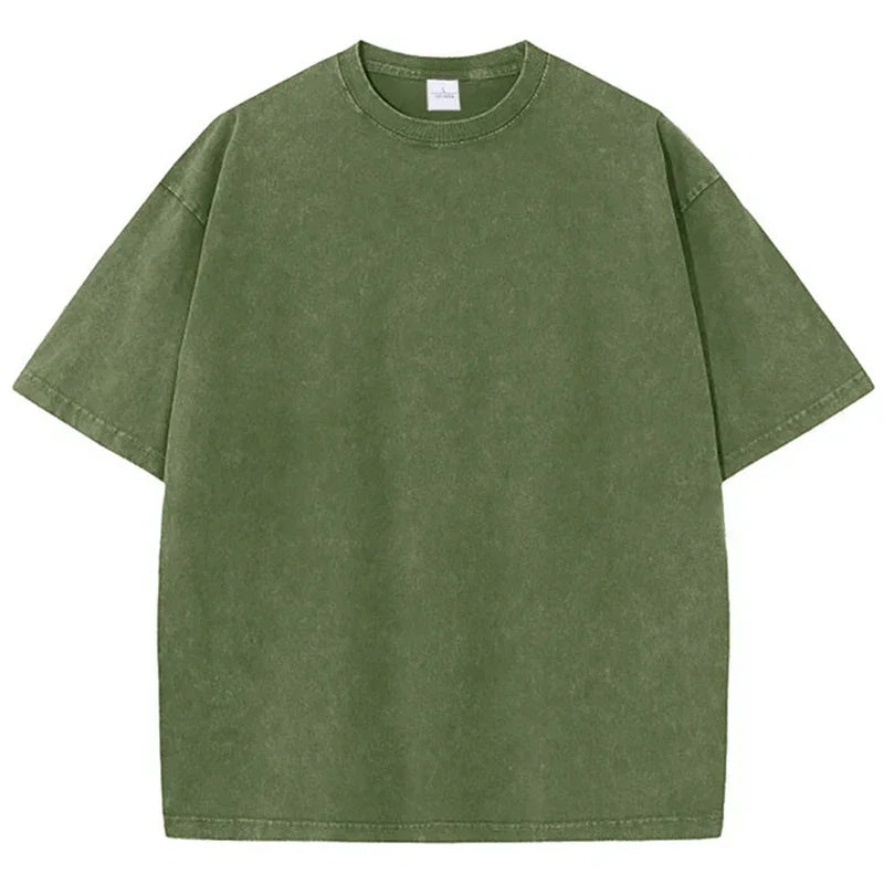 Washed T-Shirt Dark Green
