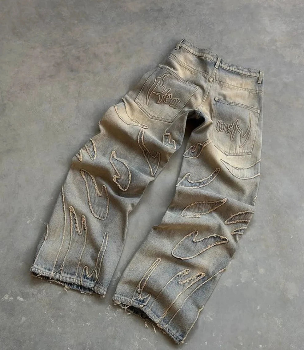 Distressed Streetwear Jeans